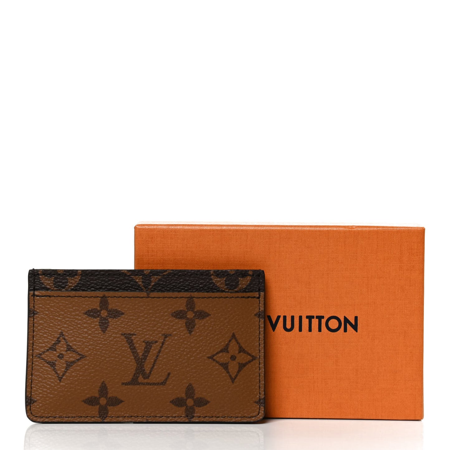 Reverse Monogram Card Holder