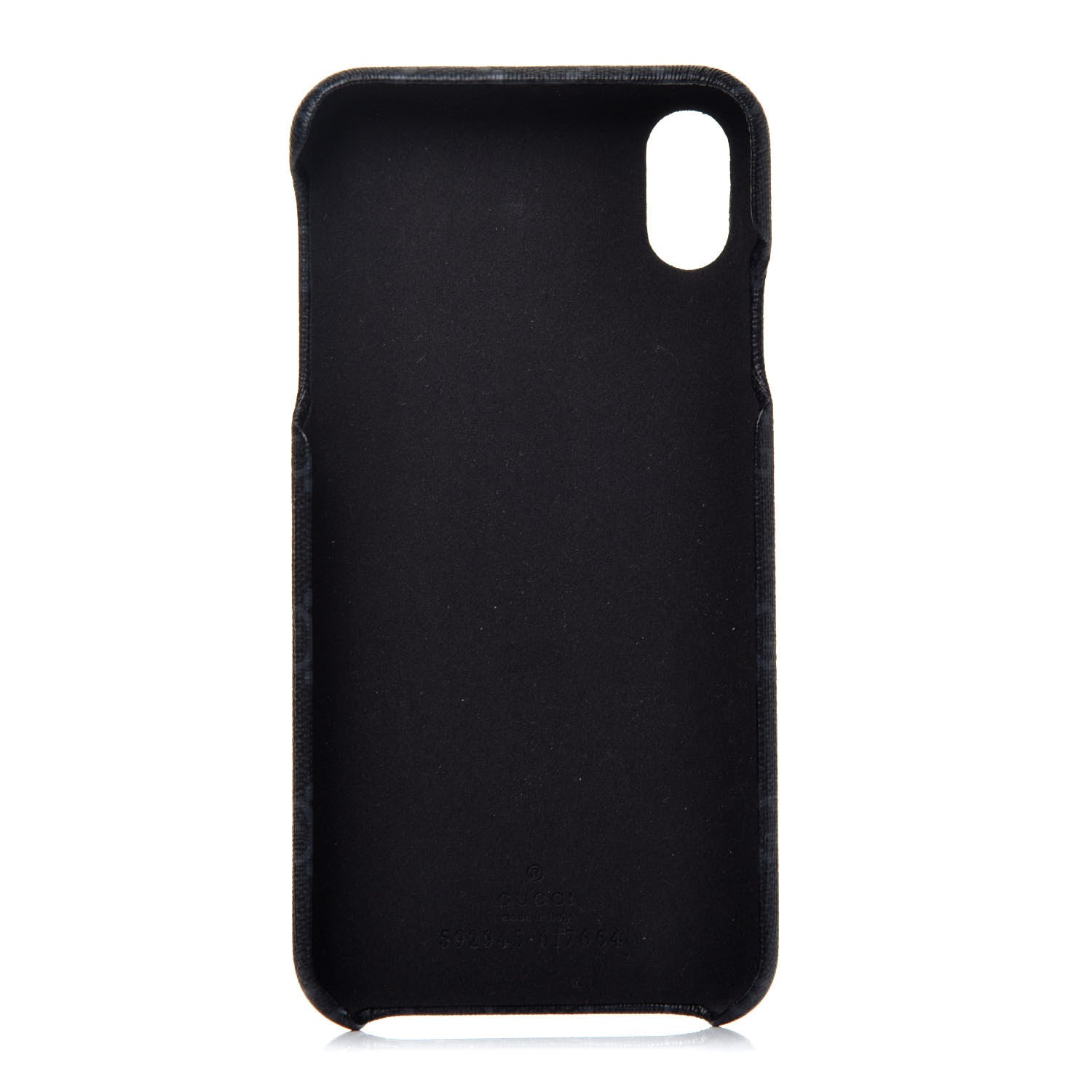Gucci GG Supreme Monogram Top Handle iPhone XS Max Case Black 2 of 7
