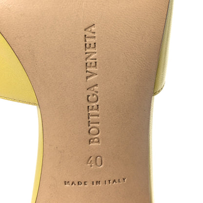 Bottega Veneta Lambskin Stretch Mule Sandals 40 Pear 6 of 7