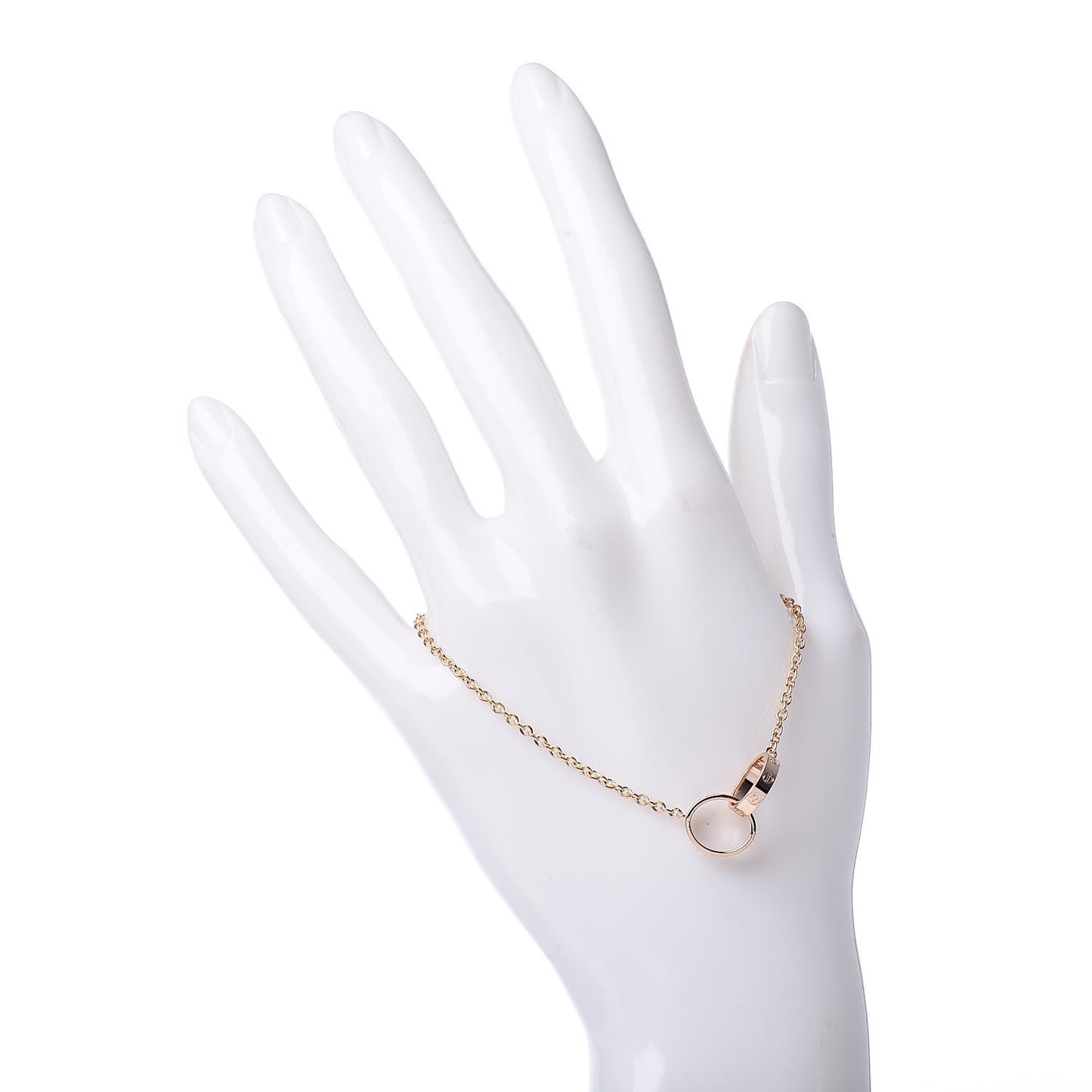 18K Pink Gold Interlocking LOVE Bracelet