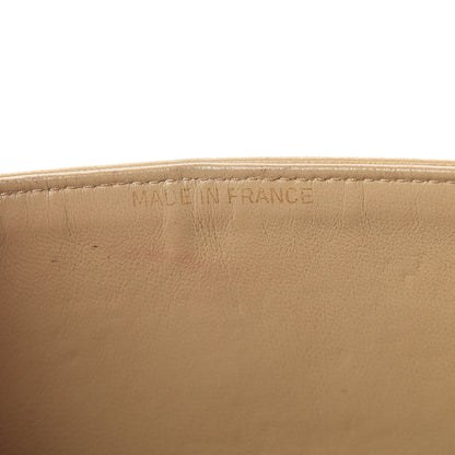 Chanel Lambskin Quilted Medium Double Flap Beige 7 of 10