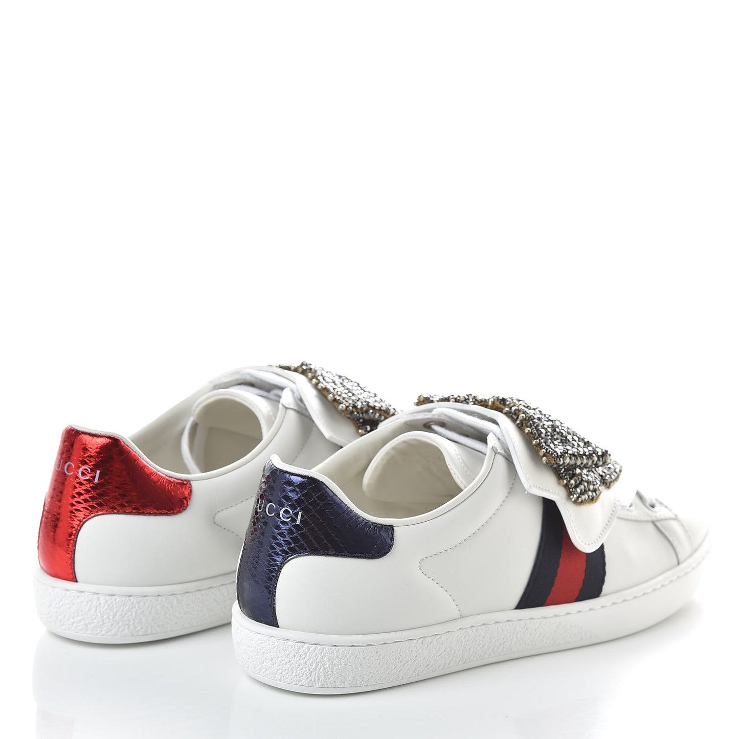 Calfskin Ayers Web Womens Ace Bow Lace Sneakers 37 White