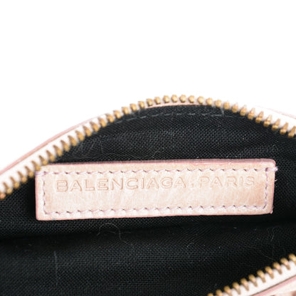 Balenciaga Chevre Classic Hardware M Porte-Monnaie Coin Purse Pale Rose 6 of 7