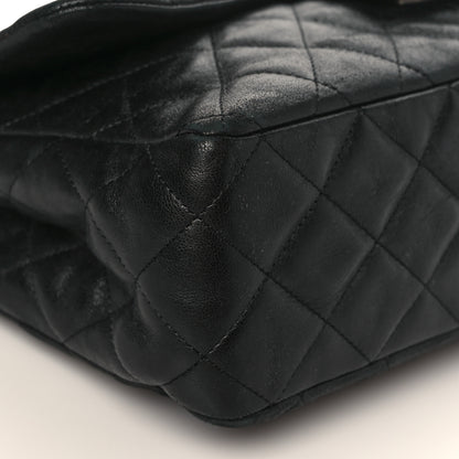 Chanel Washed Lambskin Quilted Jumbo Hybrid Reissue Flap Black 8 of 9