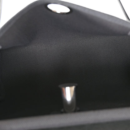 Hermes Military Toile Vache Hunter Herbag Zip Retourne 20 Ardoise 5 of 11
