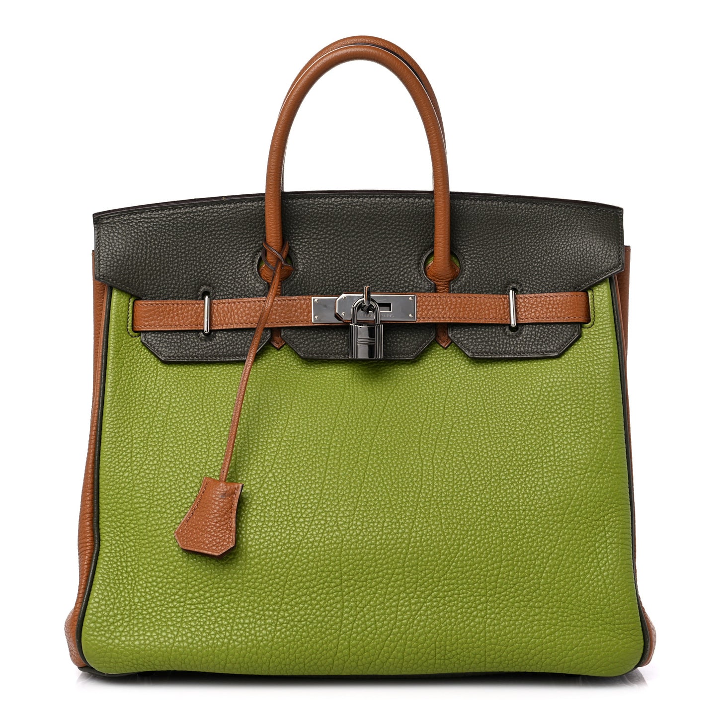 Fjord Togo Birkin HAC 32 Vert Anis Gold Vert Olive