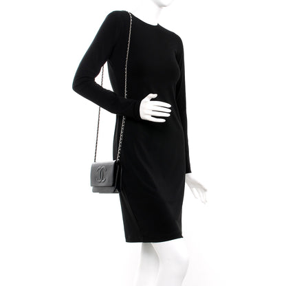 Chanel Caviar Timeless CC Wallet On Chain WOC Black 2 of 11