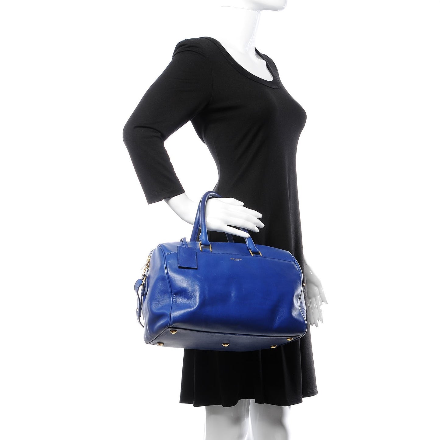 Calfskin Classic Duffle 6 Blue