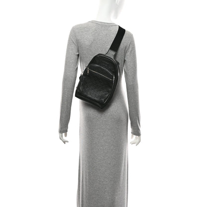 Gucci Guccissima Sling Backpack Black 2 of 11