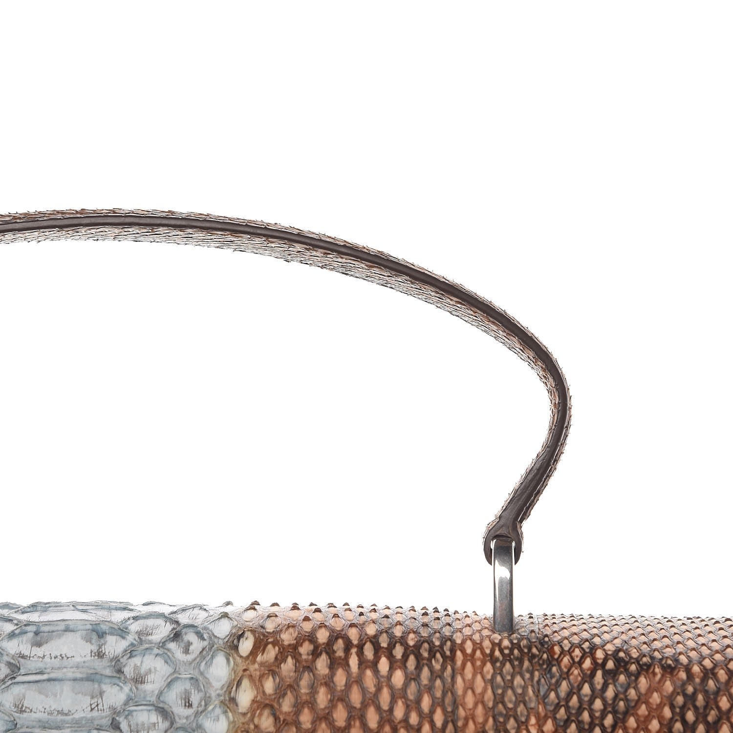 Prada Python Top Handle Satchel Pervinca 11 of 11