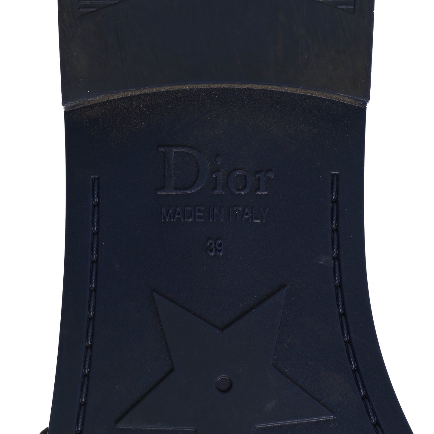Technical Stretch Fabric Camouflage Dio(r)evolution Slide Sandals 39 Deep Blue