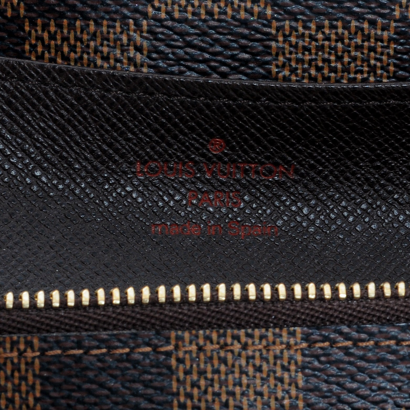 Louis Vuitton Damier Ebene Emilie Wallet 5 of 7