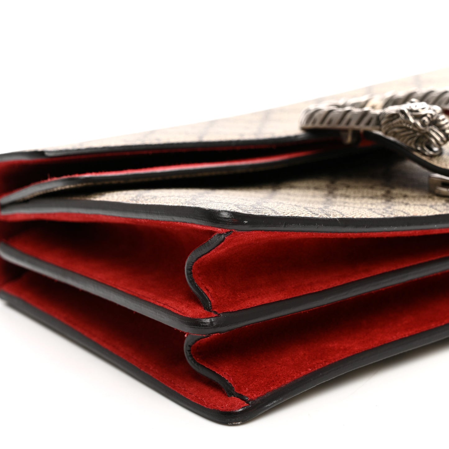 GG Supreme Monogram Small Dionysus Shoulder Bag Red