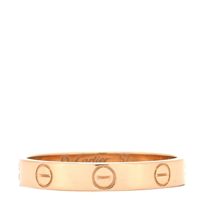 Cartier 18K Yellow Gold 3.5mm LOVE Wedding Band Ring 57 8 1 of 6