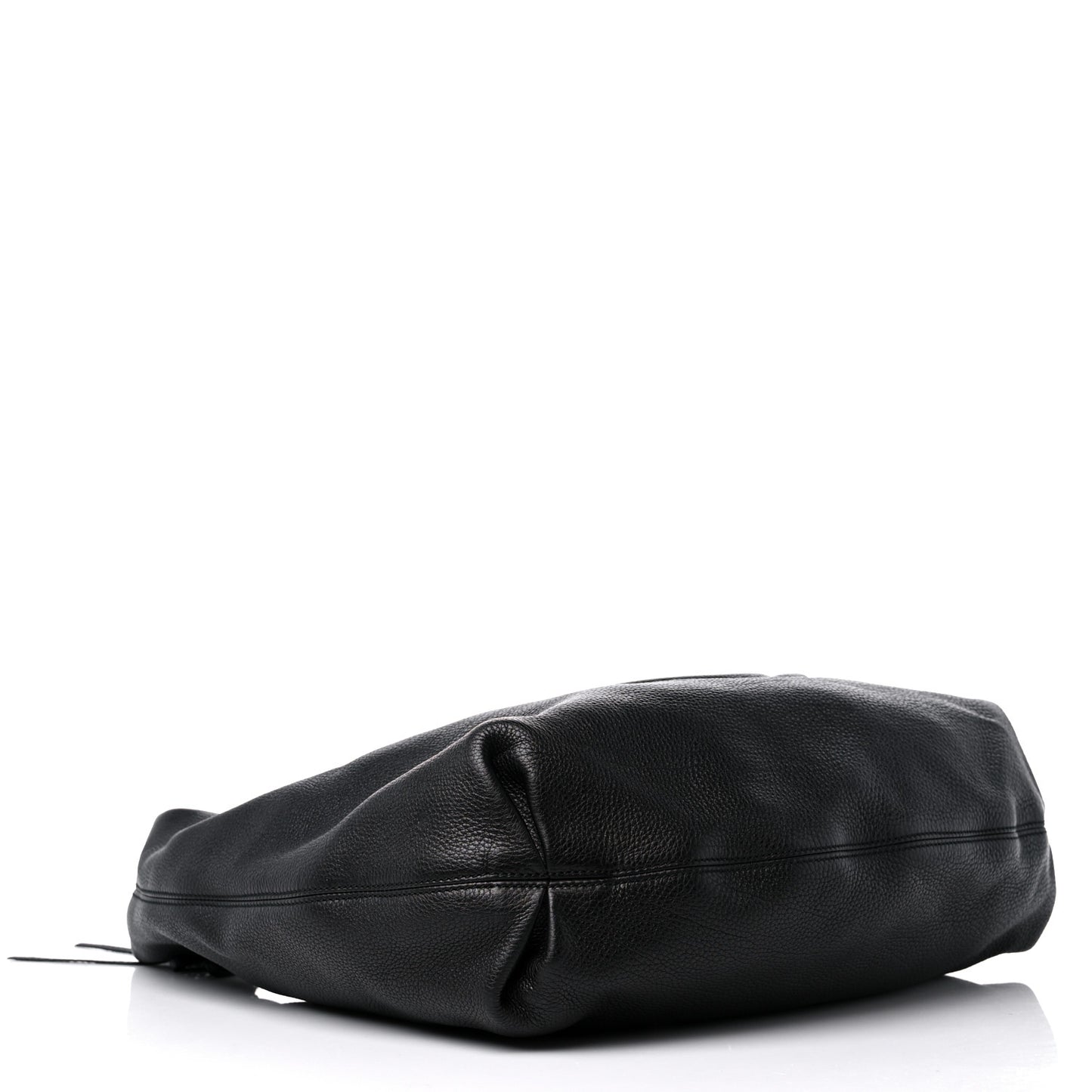 Pebbled Calfskin Soho Hobo Black