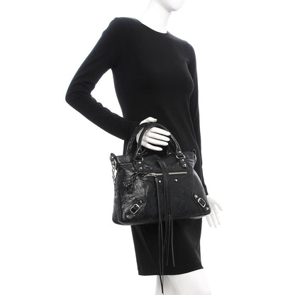 Balenciaga Agneau Classic Silver Hardware Town Black 3 of 8