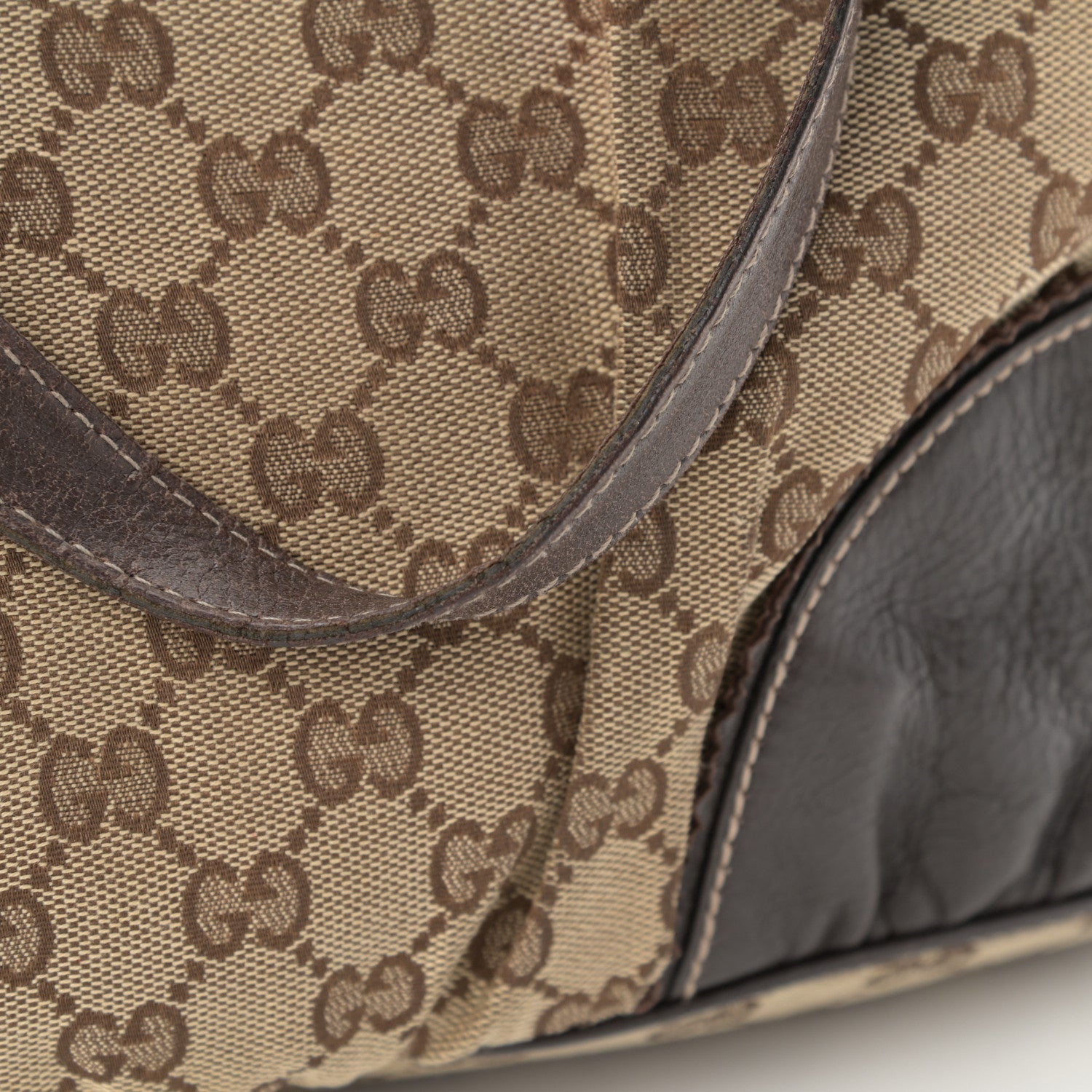 Gucci Monogram Large Tribeca Tote Brown 14 of 16