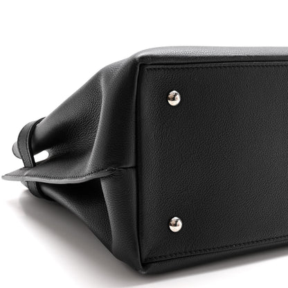 Louis Vuitton LOUIS VUITTON Calfskin Lockme Day Black 8 of 11