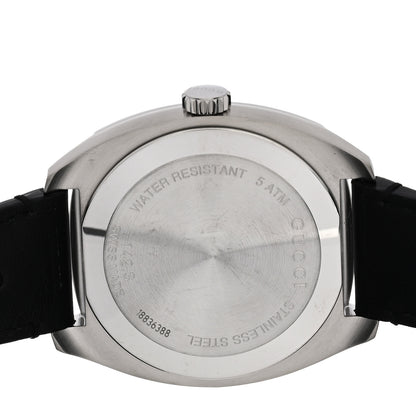 Gucci Stainless Steel Calfskin 40mm GG2570 Quartz Watch Black 4 of 4