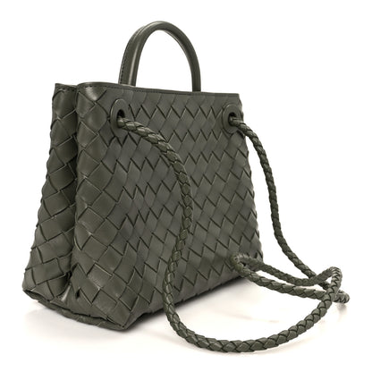 Bottega Veneta Nappa Intrecciato Small Andiamo Shoulder Bag Pickle 3 of 10