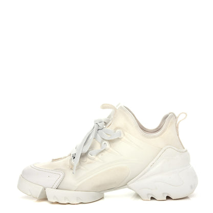 Christian Dior Technical Fabric Rubber Womens D-Connect Sneakers 35 White 1 of 11