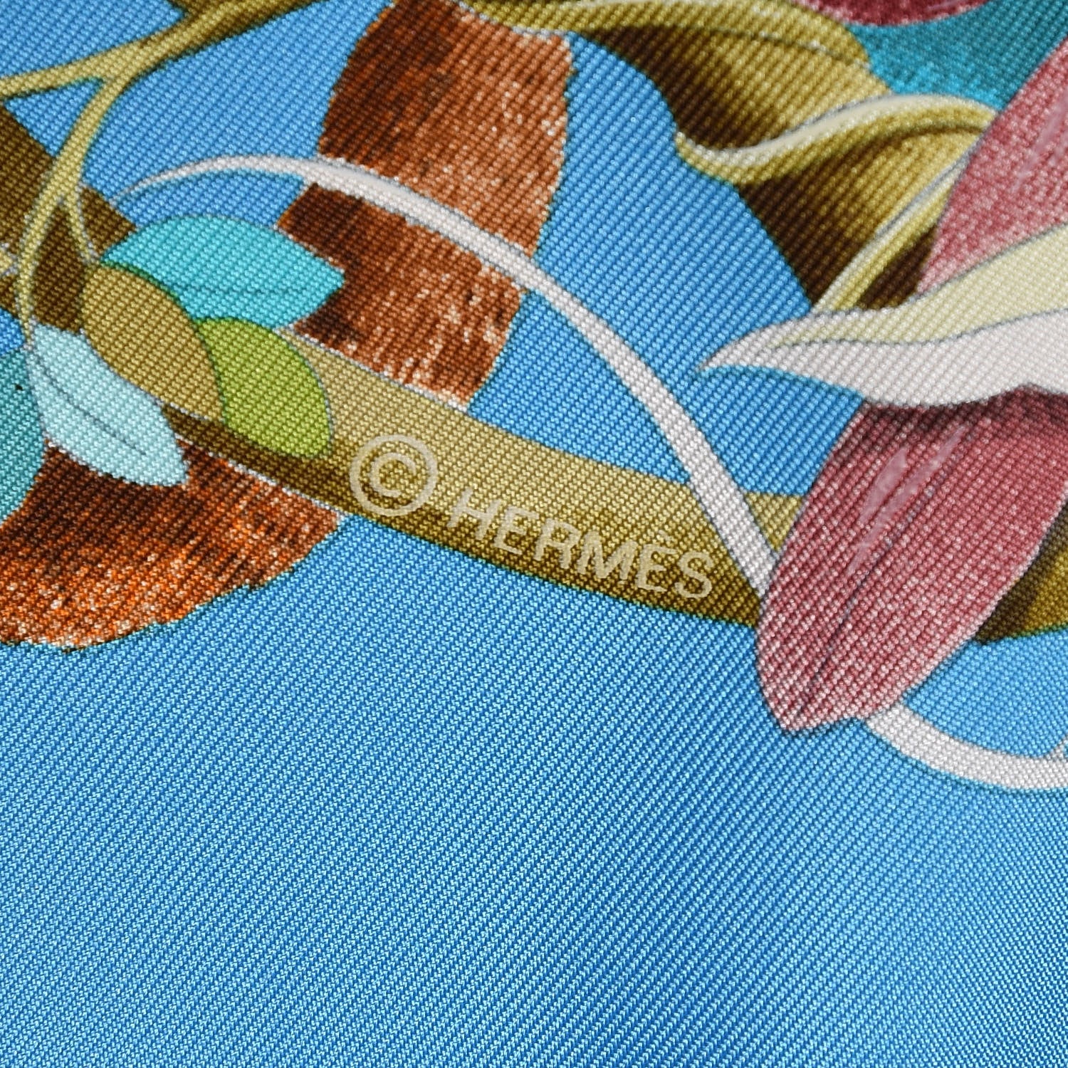 Hermes Silk Au Coeur de la Vie Scarf 90 5 of 8
