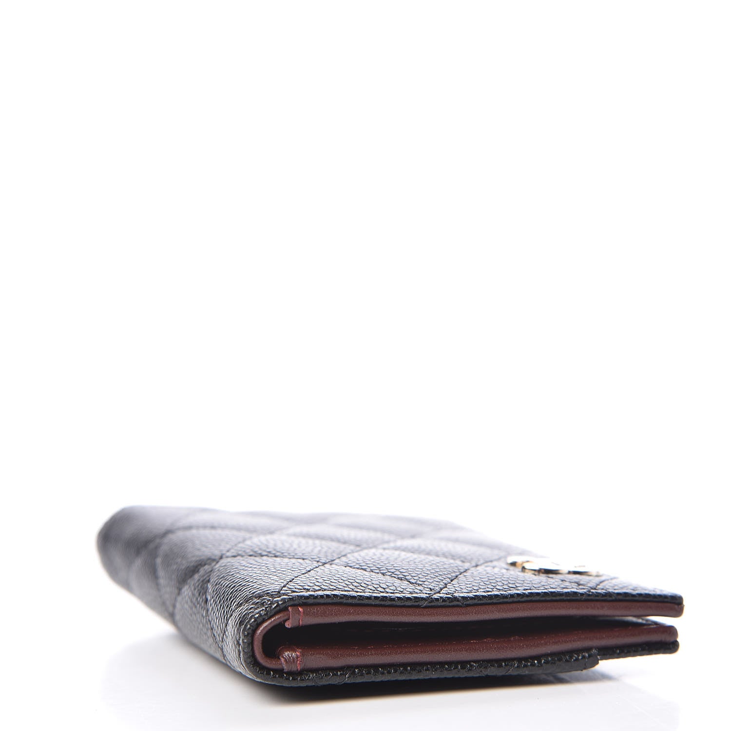 Chanel Caviar Quilted Card Holder Wallet Black 4 of 8
