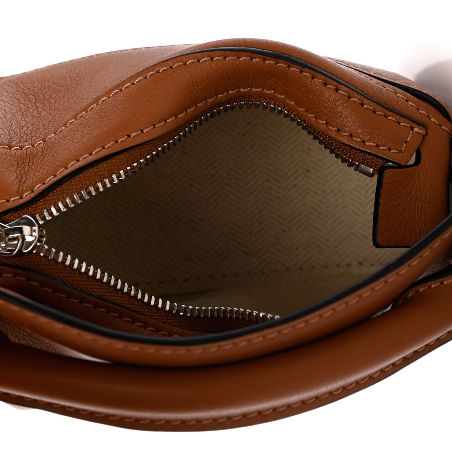 Calfskin Nano Puzzle Bag Tan