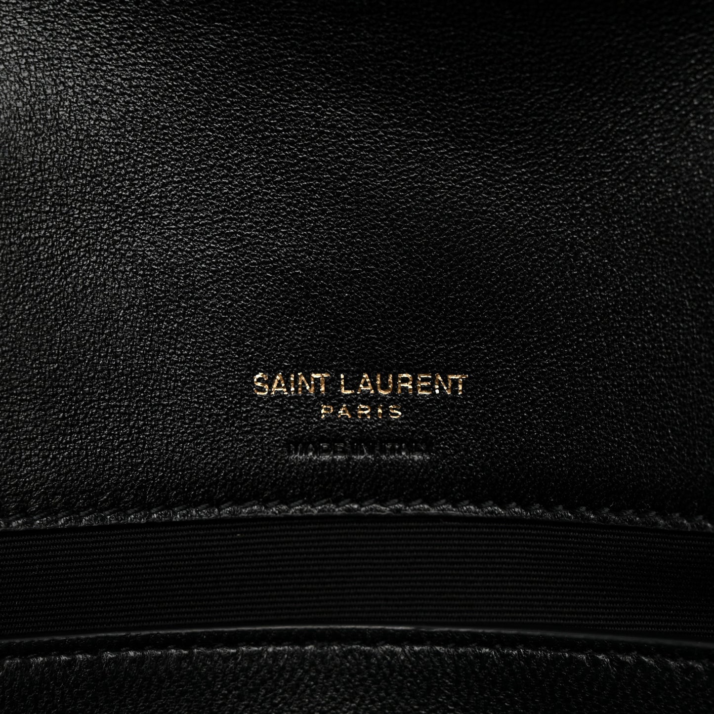 Lambskin Chevron Quilted Medium LouLou Black