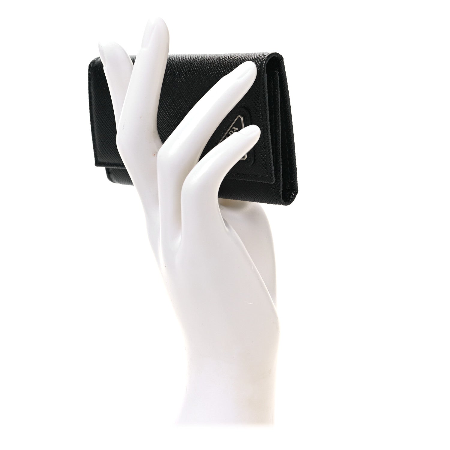 Prada Saffiano 6 Key Holder Nero Black 2 of 6
