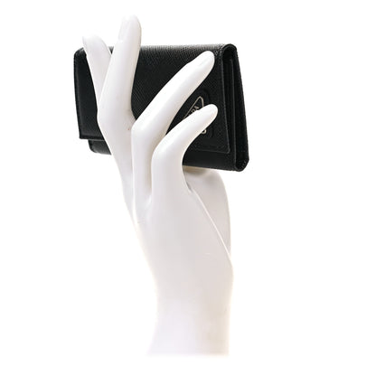 Prada Saffiano 6 Key Holder Nero Black 2 of 6