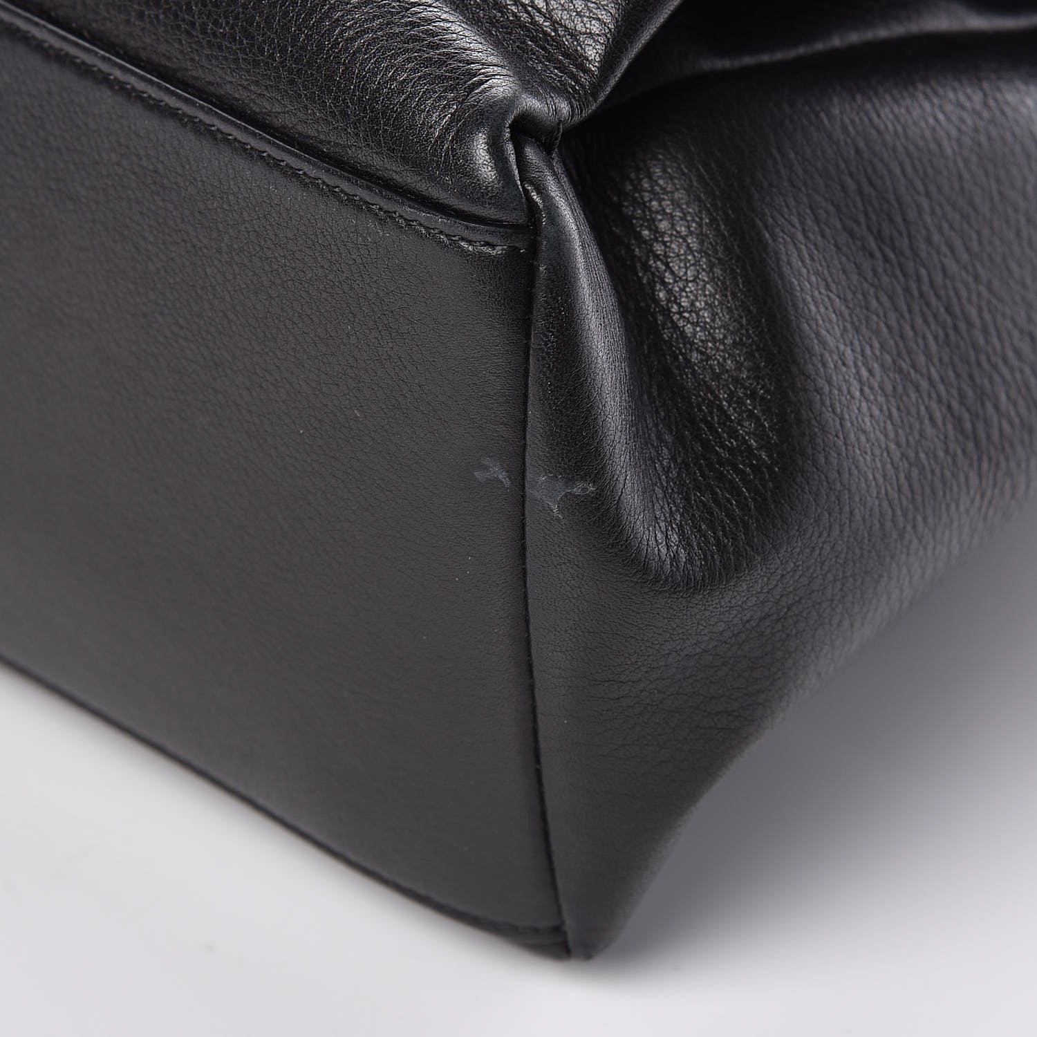 Givenchy Calfskin Studded Medium Pandora Pure Flap Bag Black White 10 of 11