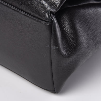 Givenchy Calfskin Studded Medium Pandora Pure Flap Bag Black White 10 of 11