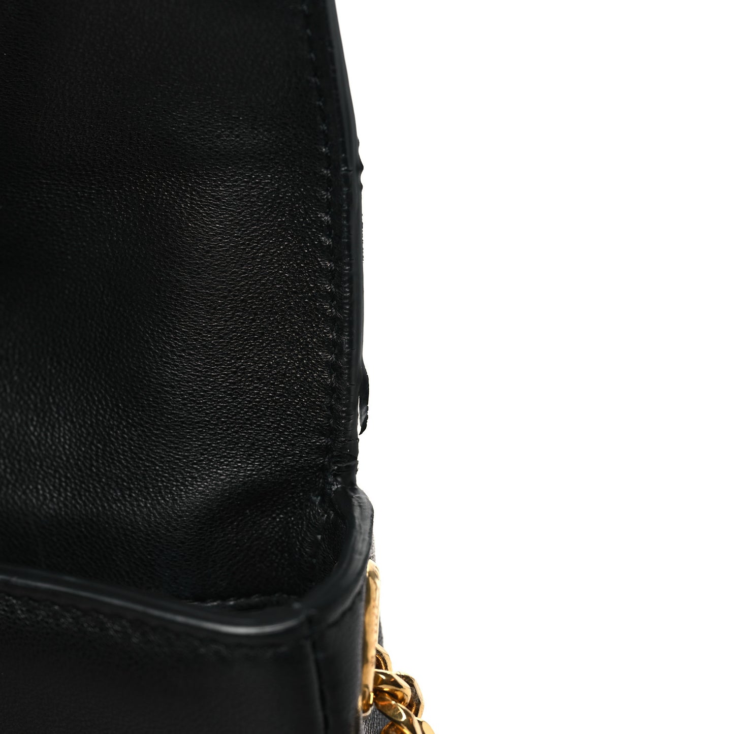 Lambskin Monogram Tassel Kate 99 Black
