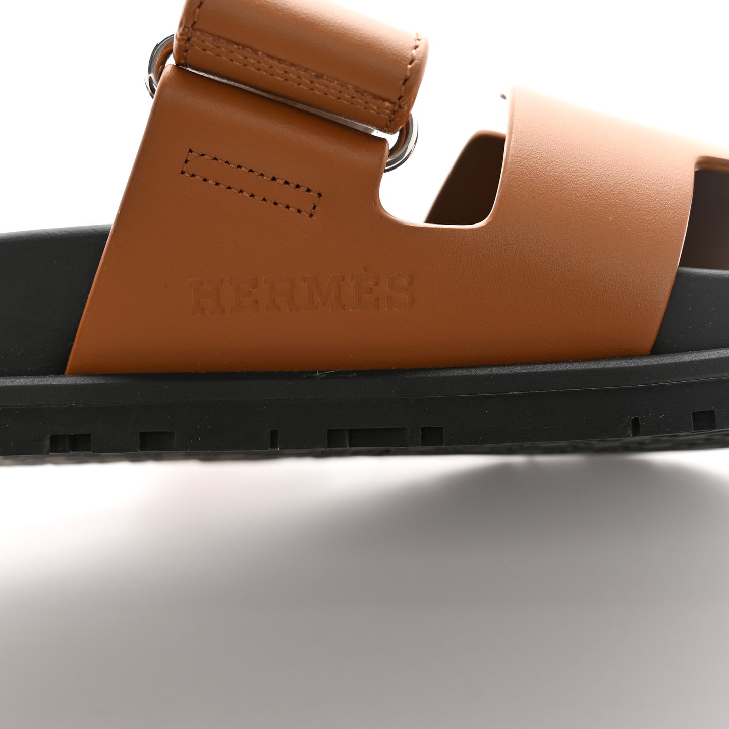 Calfskin Womens Chypre Sandals 39 Natural