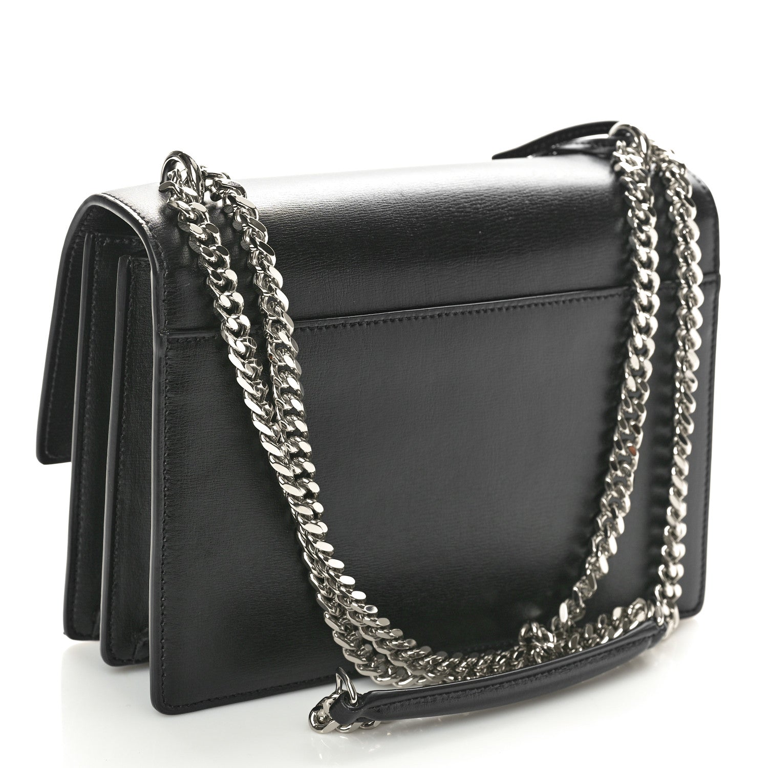 Saint Laurent Calfskin Medium Monogram Sunset Black 2 of 11