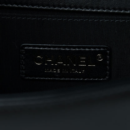 Chanel Lambskin Quilted Medium Boy Flap Black 5 of 8