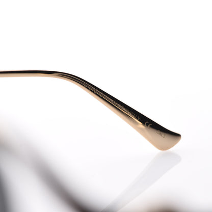 Gucci Metal Oversized Round Frame GG0225S Sunglasses Gold 6 of 8