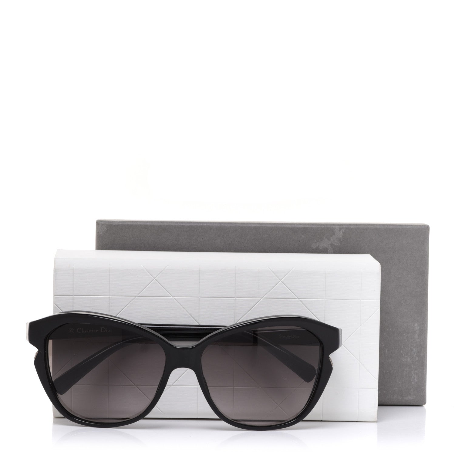 Christian Dior Cat Eye SimplyDior Sunglasses Black 9 of 9