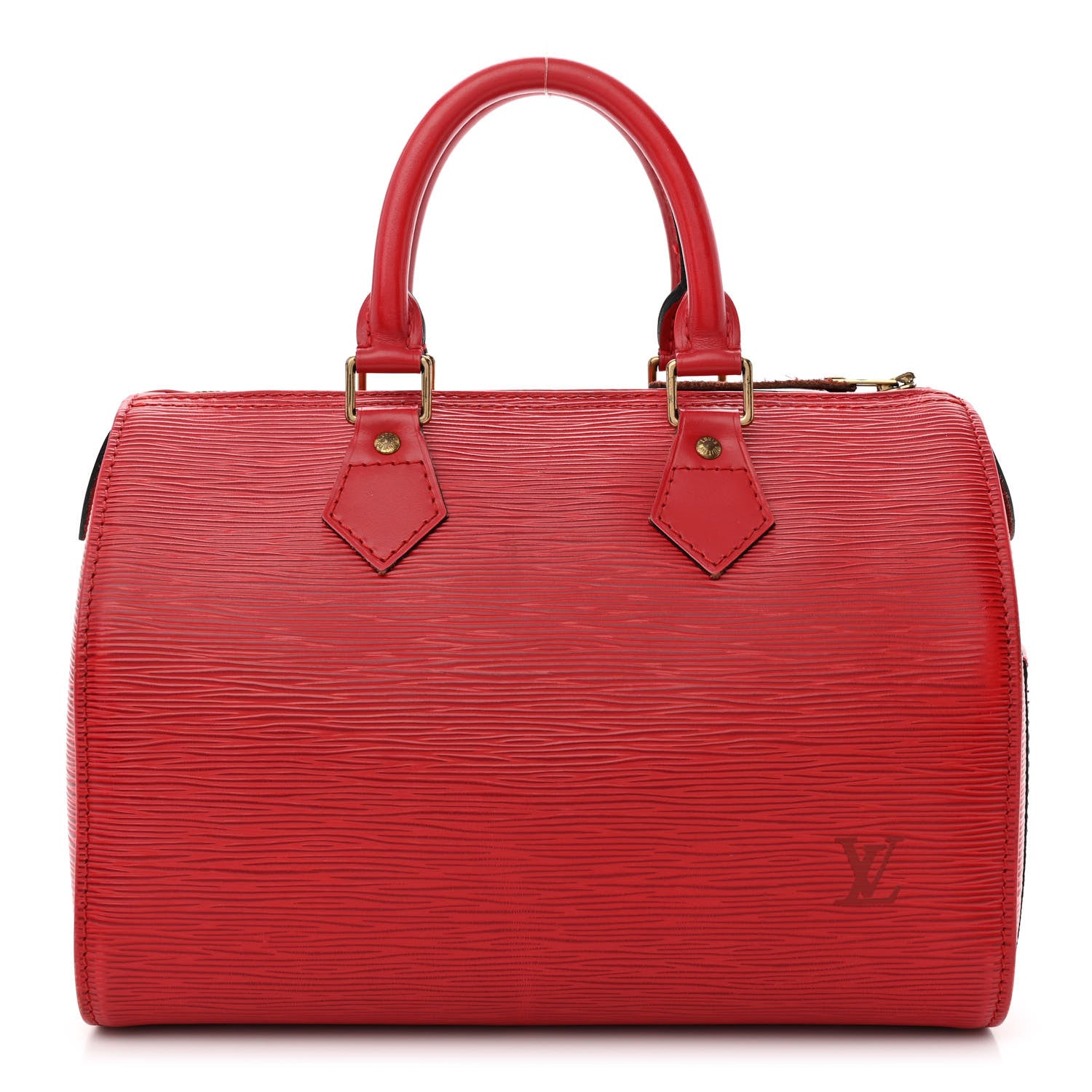 Louis Vuitton Epi Speedy 25 Castillan Red 1 of 11
