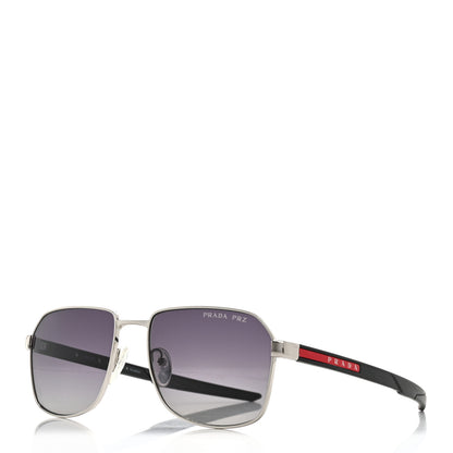 Prada Square Sunglasses SPS 54W Black 2 of 9