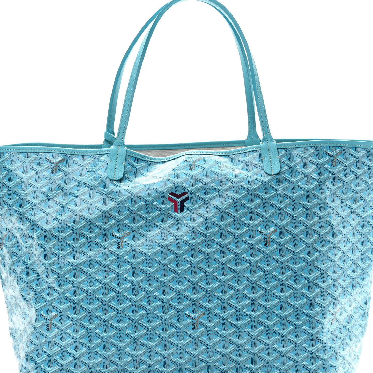 Goyardine Saint Louis GM Balise Beach Towel Set Turquoise
