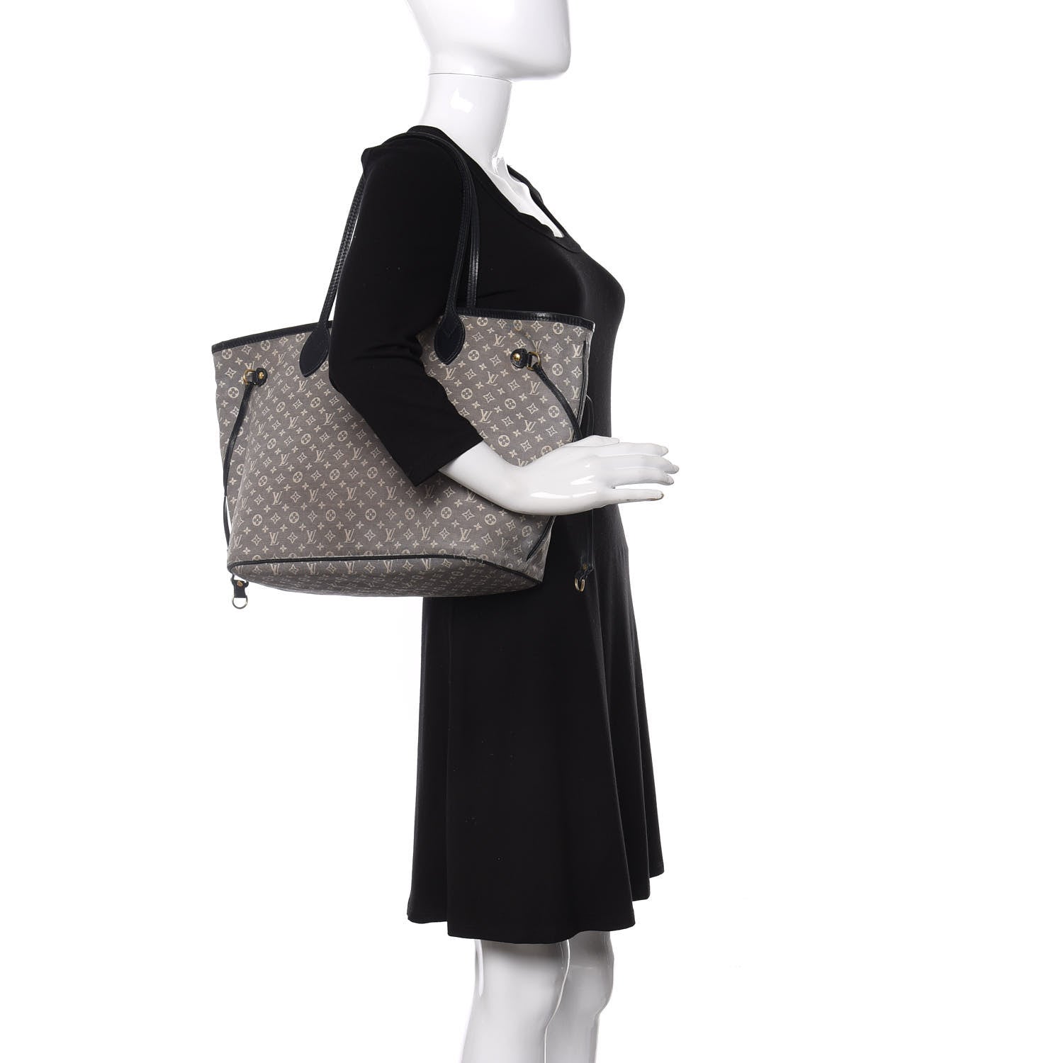 Louis Vuitton Monogram Idylle Neverfull MM Encre 2 of 11