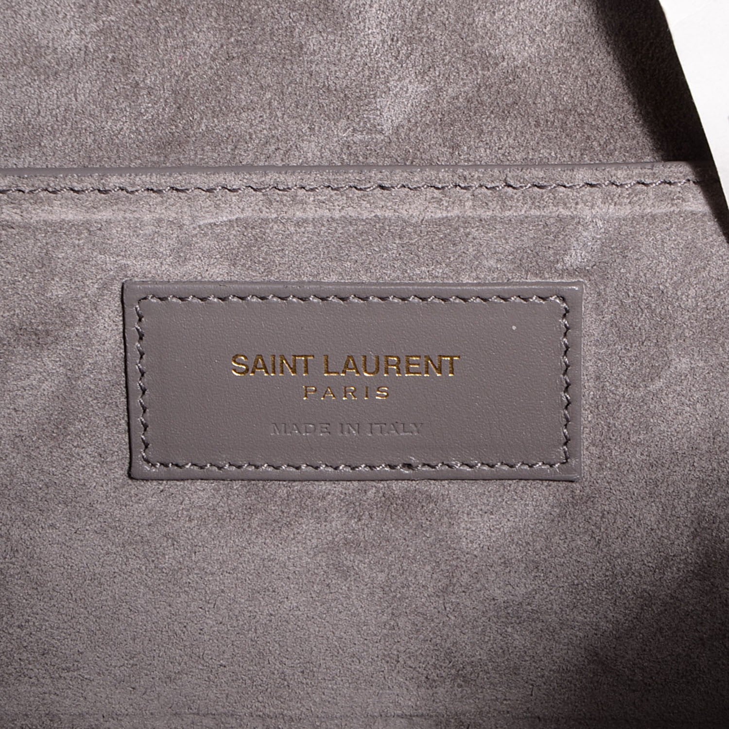 Saint Laurent Calfskin Medium Emmanuelle Bucket Bag Fog 6 of 8