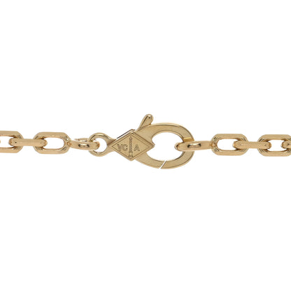 Van Cleef & Arpels 18K Yellow Gold Mother of Pearl 20 Motifs Vintage Alhambra Necklace 4 of 5
