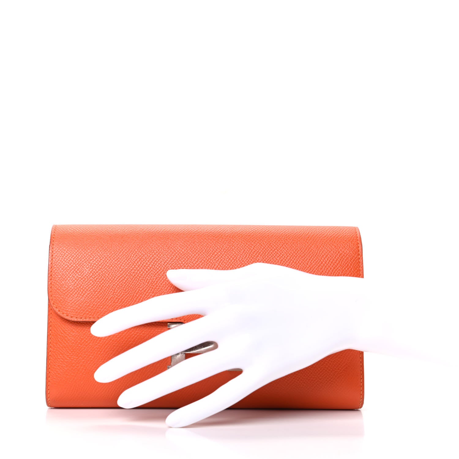 Hermes Epsom Constance Long Wallet Feu 2 of 7