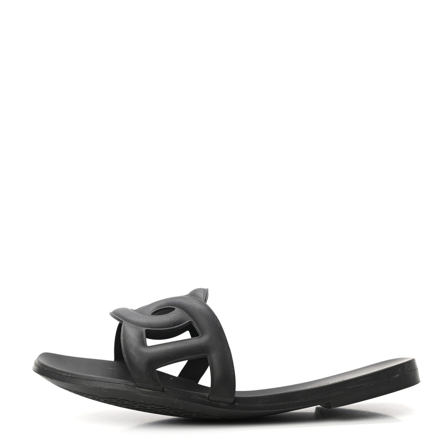 Rubber Aloha Sandals 37 Black