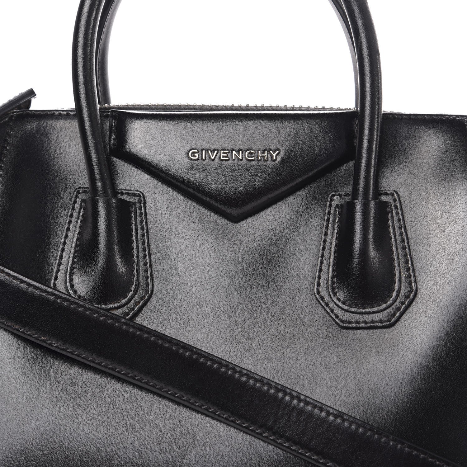 Givenchy Shiny Lord Calfskin Small Antigona Black 19 of 19