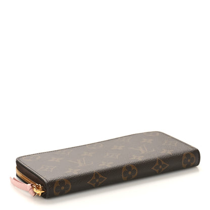 Louis Vuitton Monogram Clemence Wallet Rose Ballerine 4 of 9