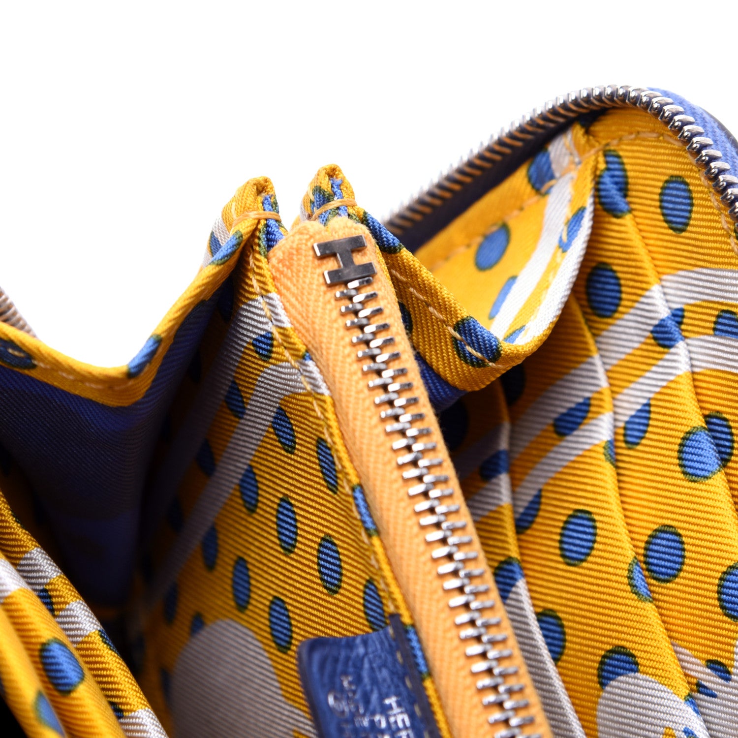 Hermes Epsom Silk'In Compact Wallet Bleu Brighton 11 of 12